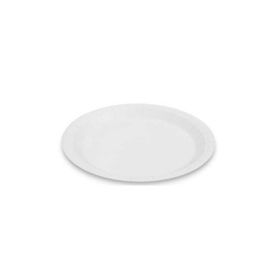 Tányér lapos papír 23 cm 100 db/csomag fehér Tányér lapos papír 23 cm 100 db/csomag fehér