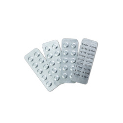 Indikátor tabletta klórdioxid méréséhez 10 tabletta/levél FotoLovib Glycine Dinax Iroda üzemeltetés, munkavédelem Dinax