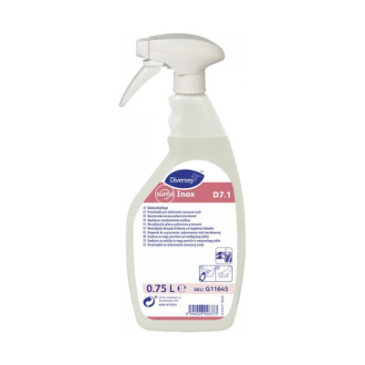 Rozsdamentes acélápolószer szórófejes 750 ml Suma Inox D7.1 Rozsdamentes acélápolószer szórófejes 750 ml Suma Inox D7.1