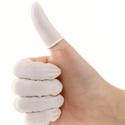 Gumiujj latex púdermentes 100 db/doboz fehér Iroda üzemeltetés, munkavédelem Egyéb