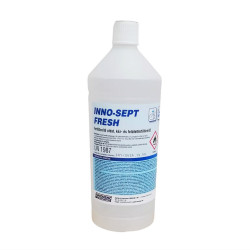 Kéz- és felületfertőtlenítő oldat kupakkal 1 liter Inno-Sept Fresh Iroda üzemeltetés, munkavédelem Innoveng