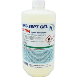 Kéz- és bőrfertőtlenítő gél kupakkal 1 liter INNO SEPT GÉL EXTRA Iroda üzemeltetés, munkavédelem Innoveng