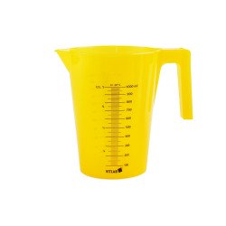 Mérőedény műanyag mércés 500 ml skálázott sárga Iroda üzemeltetés, munkavédelem Egyéb
