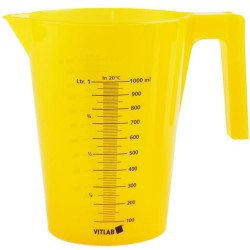 Mérőedény műanyag mércés 500 ml skálázott sárga Iroda üzemeltetés, munkavédelem Egyéb