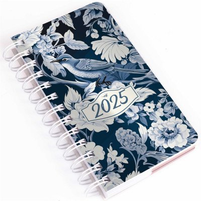 Zsebnaptár álló spirálozott SP5 napi fehér lapokkal ernyők Realsystem 2026.