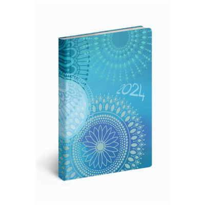 Zsebnaptár álló Fiestina hölgyeknek B/6, heti mandala Realsystem 2026.