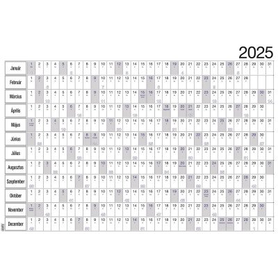 Plakátnaptár 2 oldalas éves tervezővel 980x680mm, Realsystem 2026.