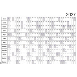 Plakátnaptár 2 oldalas éves tervezővel 980x680mm, Realsystem 2027.