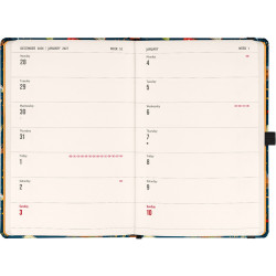 Keménytáblás notesz krémszínű lapokkal leszorító gumiszalaggal Harry Potter-Hogwarts 130x210mm, Presco