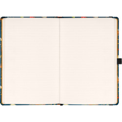 Keménytáblás notesz krémszínű lapokkal leszorító gumiszalaggal Harry Potter-Hogwarts 130x210mm, Presco