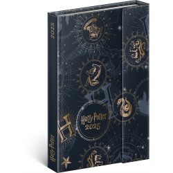 Határidőnapló mágnessel záródó, krémszínű lapokkal Harry Potter-Lumos 110×160 mm, Presco Író- irodaszer, papíráru Presco