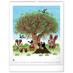 Falinaptár képes  480×560mm The Little Mole  Realsystem 2027.