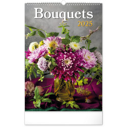 Falinaptár képes  330×460mm Bouquets  Realsystem 2026. Író- irodaszer, papíráru Realsystem