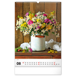 Falinaptár képes  330×460mm Bouquets  Realsystem 2027.