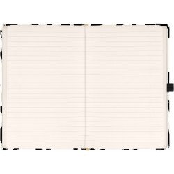 Keménytáblás notesz krémszínű lapokkal leszorító gumiszalaggal Fox 130x210mm, Presco Író- irodaszer, papíráru Presco