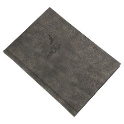 Vendégkönyv napló műbőr borítóval A/4 fehér lapokkal grafit Realsystem Író- irodaszer, papíráru Realsystem