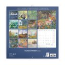 Falinaptár képes lemeznaptár 300x300mm, Claude Monet Realsystem 2026.