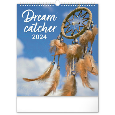 Falinaptár képes  300x340mm Dream Catcher Realsystem 2024.
