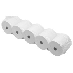 Hőpapír 80 mm széles, 75fm hosszú, cséve 12mm, 5 tekercs/csomag, ( 80/80 ) BPA mentes Író- irodaszer, papíráru Schwabo