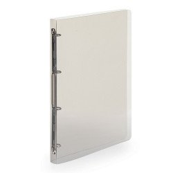 Gyűrűskönyv A4, 4 gyűrűs 2cm gerinc áttetsző PP, Karton P+P Lines füst Író- irodaszer, papíráru Karton