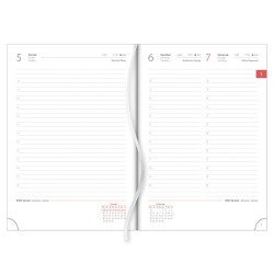 Határidőnapló Fifty A5 napi fehér lapokkal Zöld Dayliner 2024. Író- irodaszer, papíráru Dayliner