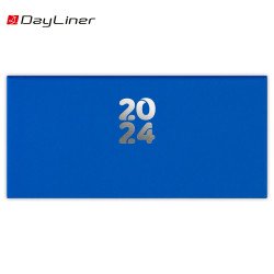 Zsebnaptár fehér lapokkal fekvő Pannon Kék Dayliner 2024. Író- irodaszer, papíráru Dayliner
