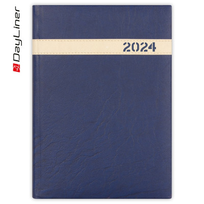 Határidőnapló The Boss A5 napi fehér lapokkal Kék Dayliner 2024. Határidőnapló The Boss A5 napi fehér lapokkal Kék Dayliner 2024.