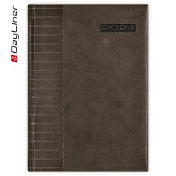 Határidőnapló Tucson A5 napi fehér lapokkal Fekete Dayliner 2024. Író- irodaszer, papíráru Dayliner