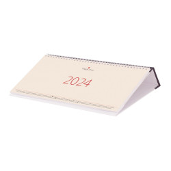 Asztali naptár Kódex fekvő fehér lapokkal fekete 320 × 150 mm Dayliner 2024. Író- irodaszer, papíráru Dayliner