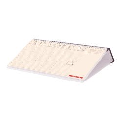 Asztali naptár Kódex fekvő fehér lapokkal fekete 320 × 150 mm Dayliner 2024. Író- irodaszer, papíráru Dayliner