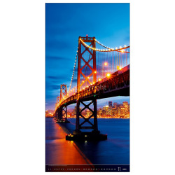 Falinaptár képes 315 × 630 mm Above the city Dayliner 2024. Író- irodaszer, papíráru Dayliner