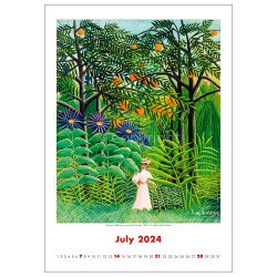 Falinaptár képes 315 × 450 mm Art Naive Dayliner 2024. Író- irodaszer, papíráru Dayliner