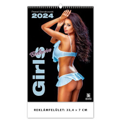 Falinaptár képes 340 × 485 mm Girls Exclusive Dayliner 2024. Író- irodaszer, papíráru Dayliner