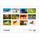 Falinaptár képes 450 × 315 mm Horses Dayliner 2024.