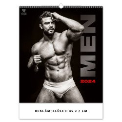 Falinaptár képes 450 × 520 mm Men  Dayliner 2024. Író- irodaszer, papíráru Dayliner