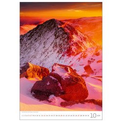 Falinaptár képes 315 × 450 mm Mountains Dayliner 2024. Író- irodaszer, papíráru Dayliner