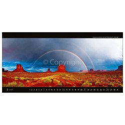 Falinaptár képes 630 × 315 mm Panoramaphoto Dayliner 2024. Író- irodaszer, papíráru Dayliner