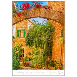 Falinaptár képes 315 × 450 mm Romantic Corners Dayliner 2024. Író- irodaszer, papíráru Dayliner