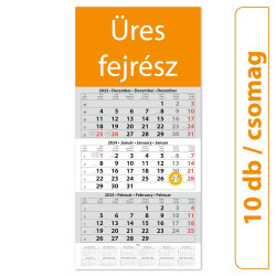 Speditőr naptár1 tömb 3 hónap 330 × 670 mm üres fejrész Dayliner 2024. Író- irodaszer, papíráru Dayliner