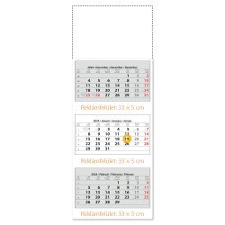 Speditőr naptár3 tömb 3 hónap 330 × 670 mm fejrész nélkül Dayliner 2024. Író- irodaszer, papíráru Dayliner