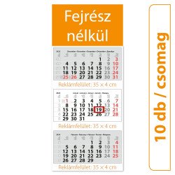 Speditőr naptár3 tömb 3 hónap Maxi Classic 330 × 670 mm fejrész nélkül Dayliner 2024. Író- irodaszer, papíráru Dayliner