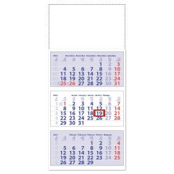 Speditőr naptár3 tömb 3 hónap Medium Club 350 × 550 mm fejrész nélkül Dayliner 2024. Író- irodaszer, papíráru Dayliner