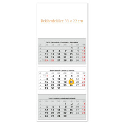 Speditőr naptár4 tömb 3 hónap TRN 350 × 755 mm üres fejrész Dayliner 2024. Író- irodaszer, papíráru Dayliner