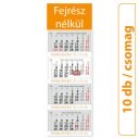 Speditőr naptár 4 tömb 4 hónap Szuper Maxi 350 × 1025 mm Classic fejrész nélkül Dayliner 2024.