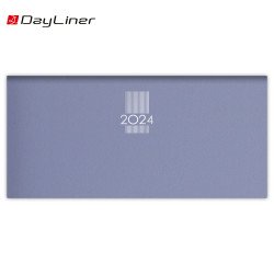 Zsebnaptár krémszínű lapokkal fekvő MyPastel Kék Dayliner 2024. Író- irodaszer, papíráru Dayliner