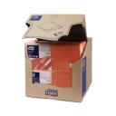 Szalvéta 2 rétegű 1/4 hajtás lapméret: 32,8 x 32,5 cm 200 lap/csomag Lunch Tork_477216 terracotta