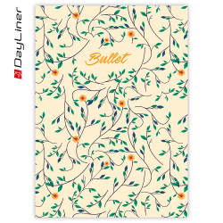 Notesz Colors A5 fehér lapokkal Bullet Patterns Dayliner Író- irodaszer, papíráru Dayliner