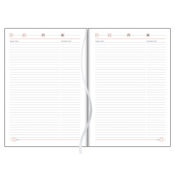 Tárgyalási napló fehér lapokkal Trinity A5 napló Zöld Dayliner Dátum nélküli Író- irodaszer, papíráru Dayliner