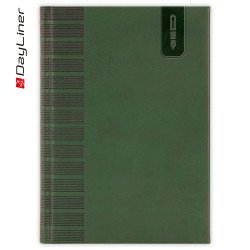 Tárgyalási napló fehér lapokkal Tucson B5 napló Zöld Dayliner Dátum nélküli Író- irodaszer, papíráru Dayliner