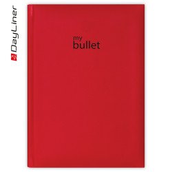 Notesz Pannon A5 fehér lapokkal bullet piros Dayliner Író- irodaszer, papíráru Dayliner